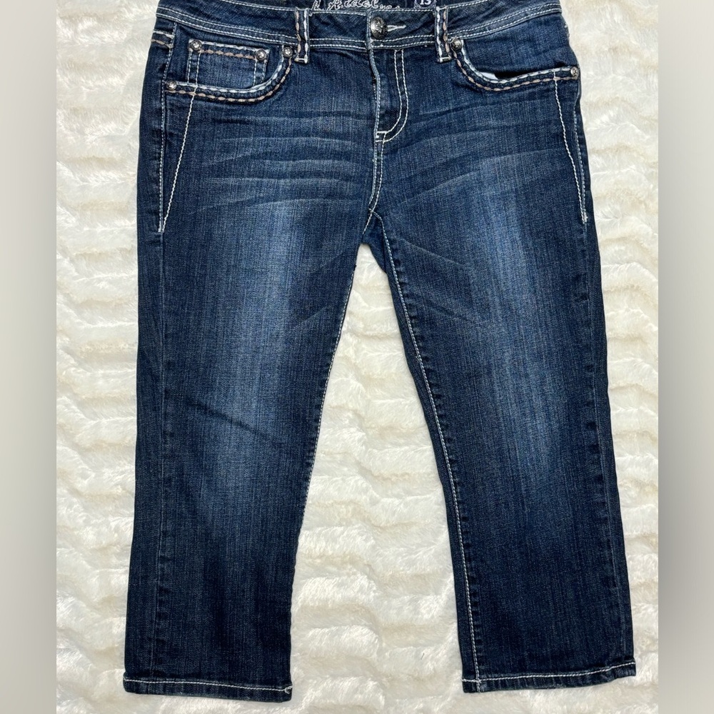 L Aidol USA capri jeans